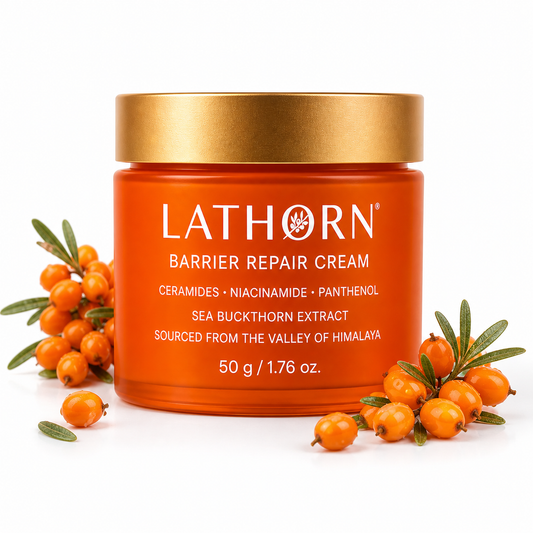 LATHORN Barrier Repair Face Cream for Dry & Sensitive Skin | Ceramides, Niacinamide & Panthenol